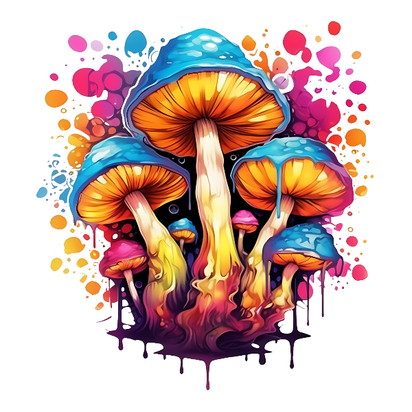 WATERCOLOR MUSHROOM STICKER