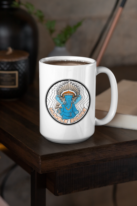 Humble Bruise Logo/ Stay Humble Coffee Mug 15oz - Double Sided