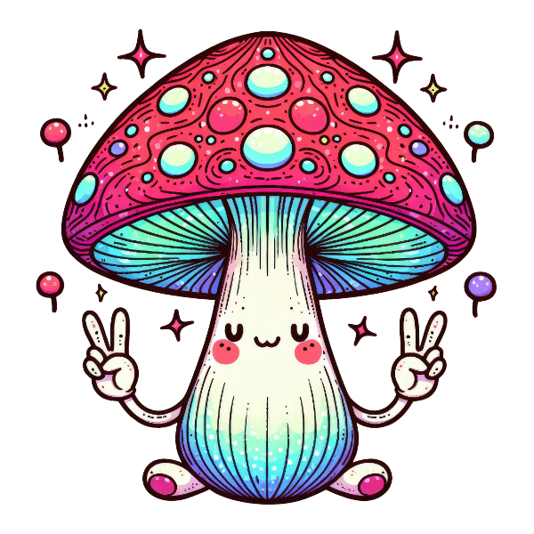HAPPY MUSHROOM STICKER